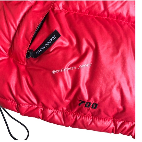 The North Face Nuptse Red Puffer Down Vest NF002Y0 XXL - Picture 5 of 7